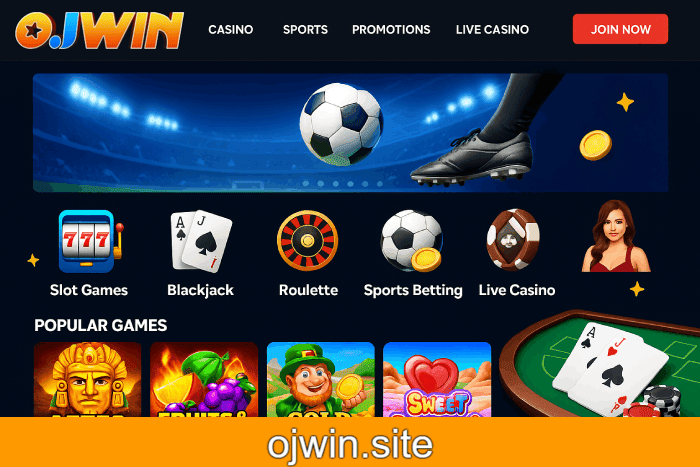 Plataforma premium Cassino OJWIN