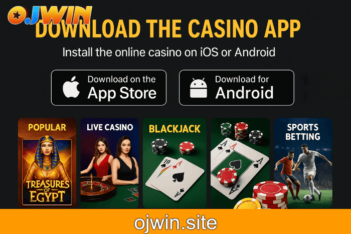 Baixar aplicativo Cassino OJWIN e ganhar bônus