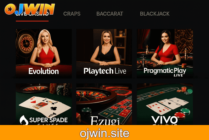 O OJWIN Live Casino lança promoções regularmente