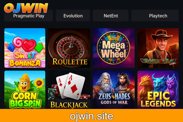 Jogos de caça-níqueis Cassino OJWIN online