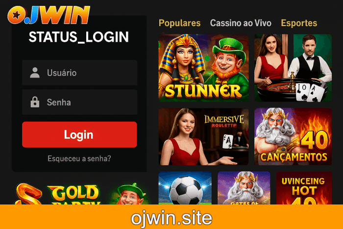 Entrar no Cassino OJWIN e jogar online