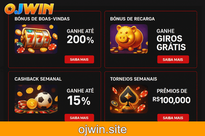 Promoções imperdíveis do Cassino OJWIN